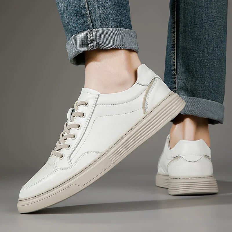 Sapatos de couro elegantes