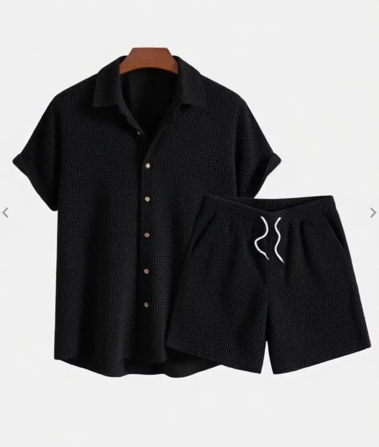 Conjunto de verão elegante em algodão