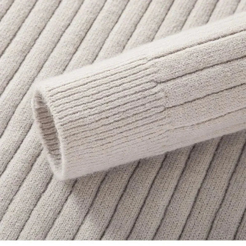 ZERMATT High Collar Half Zip Sweater
