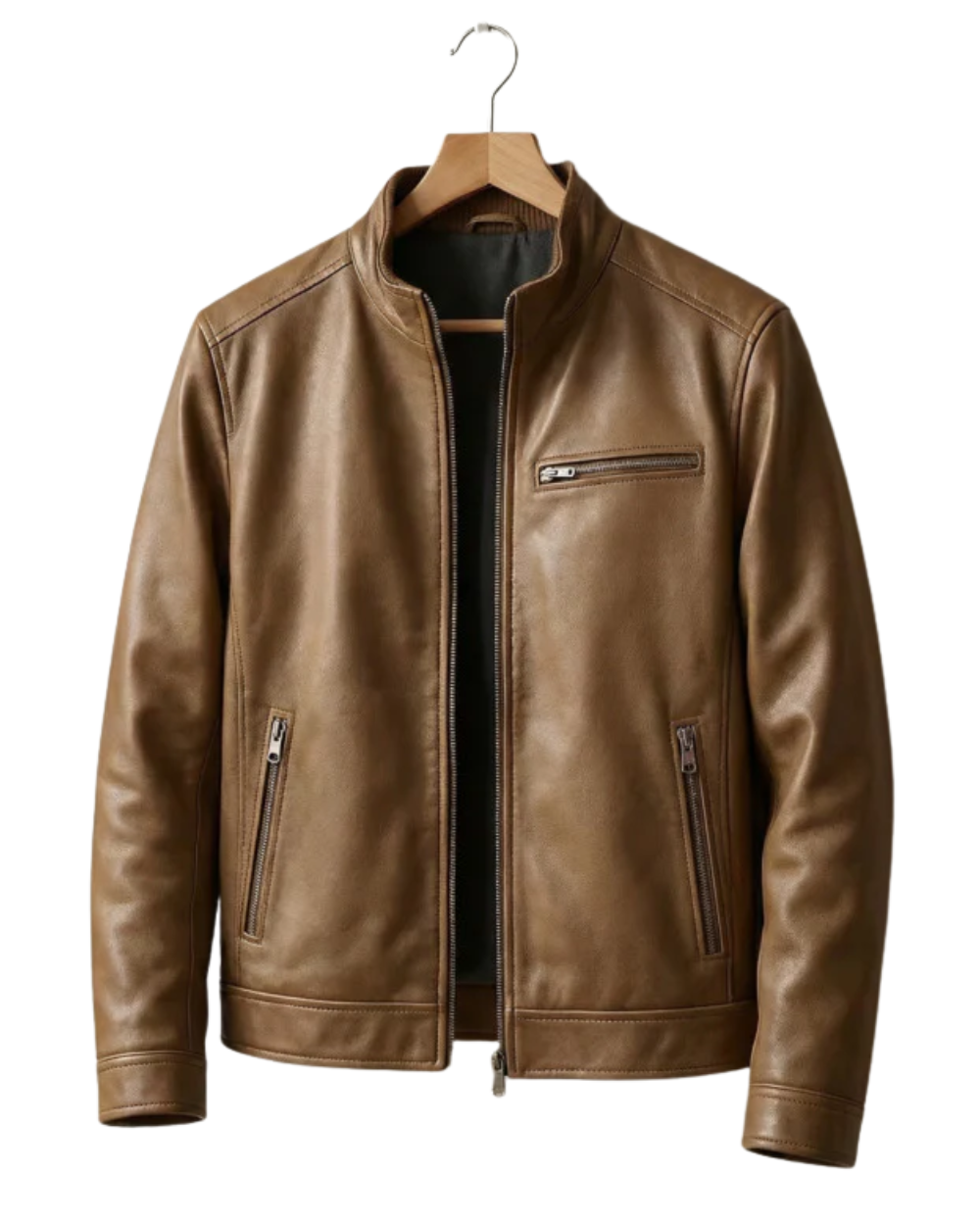 Casaco de cabedal vintage