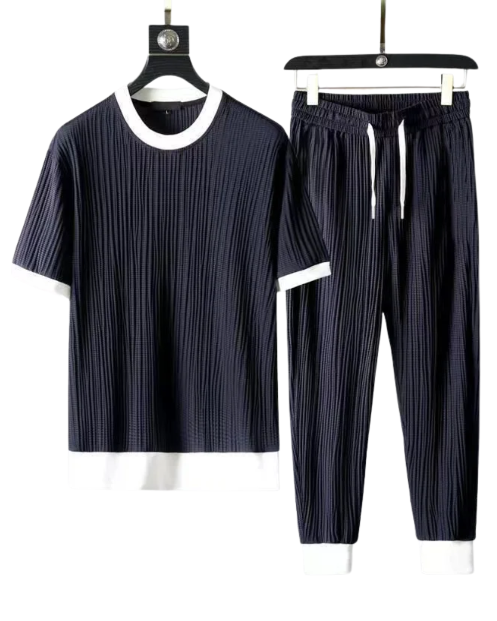 Conjunto elegante e respirável