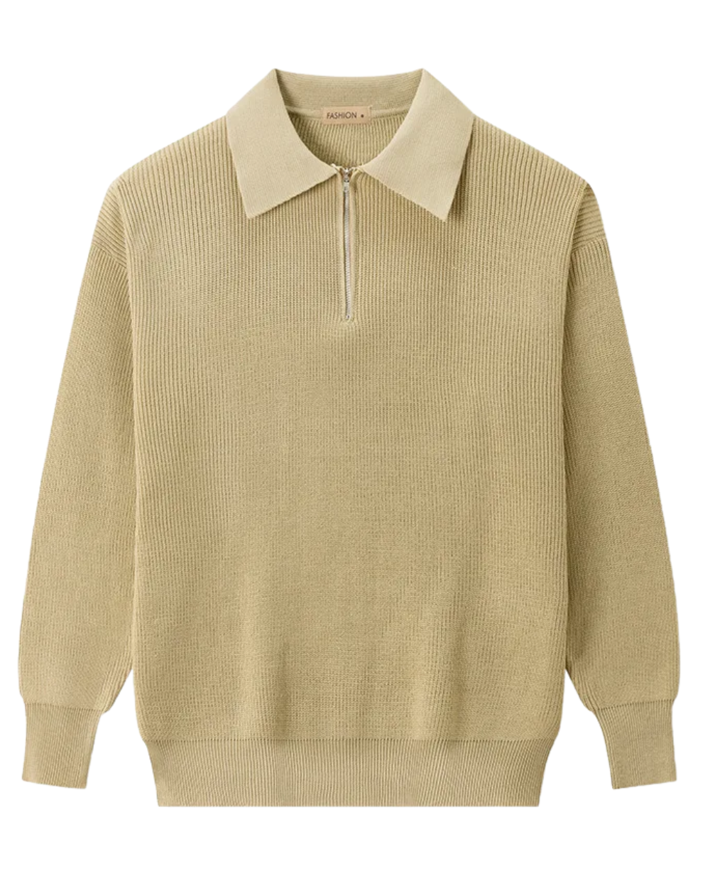 Camisola com fecho de correr elegante