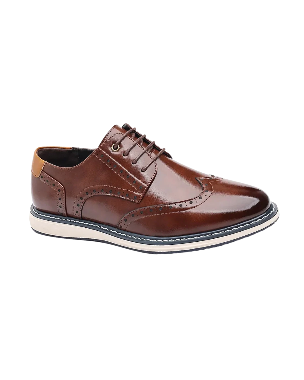 Sapatos Oxford elegantes em pele