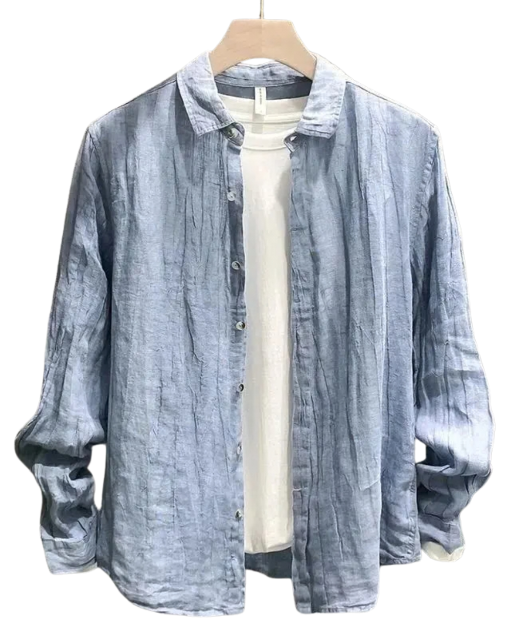 Camisa de linho vintage