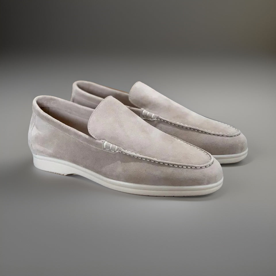 Mocassins casuais de camurça