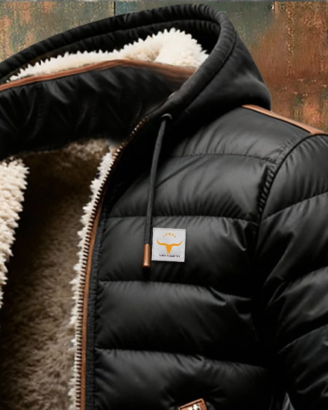 Casaco elegante com forro polar
