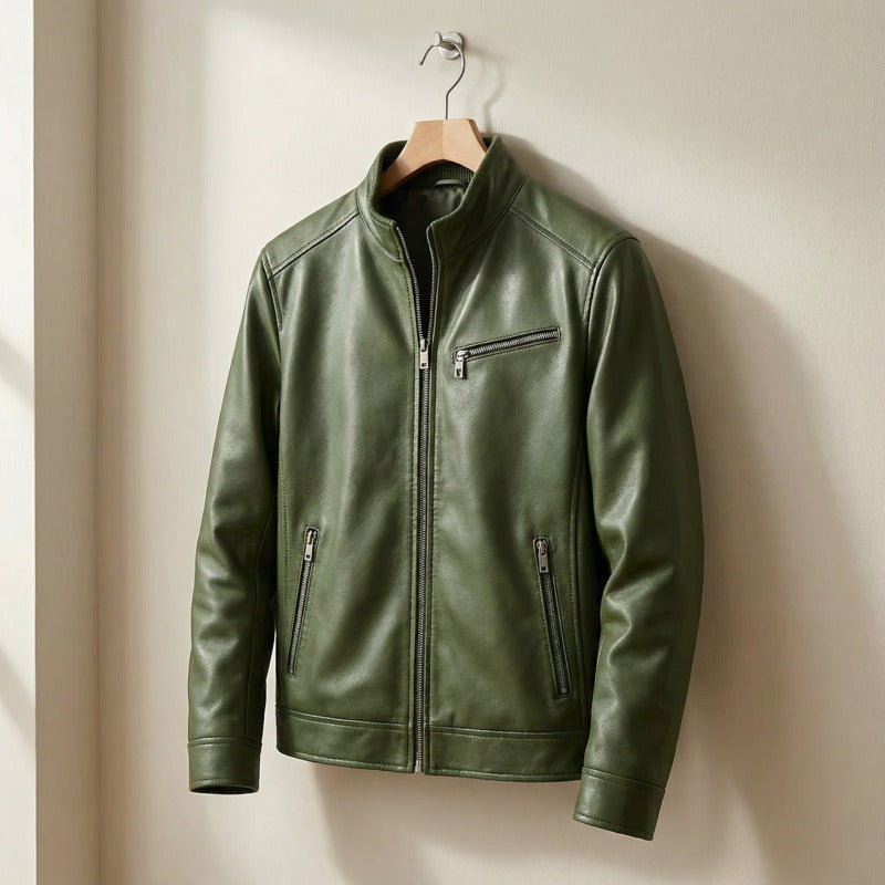 Casaco de cabedal vintage